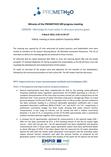 M9 Meeting - Minutes of the PROMETH2O progress meeting